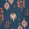 Dark Blue Blended Cotton Kurta with Print